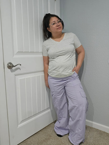 [PREORDER] Wendy Cargo Wind Pants - Lavender Haze