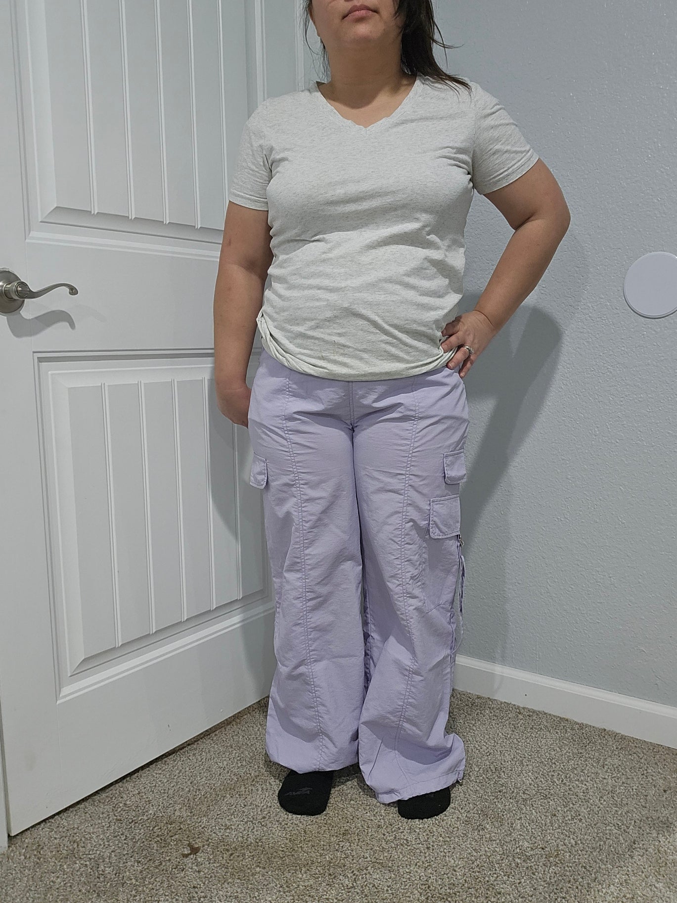 [PREORDER] Wendy Cargo Wind Pants - Lavender Haze