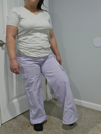 [PREORDER] Wendy Cargo Wind Pants - Lavender Haze