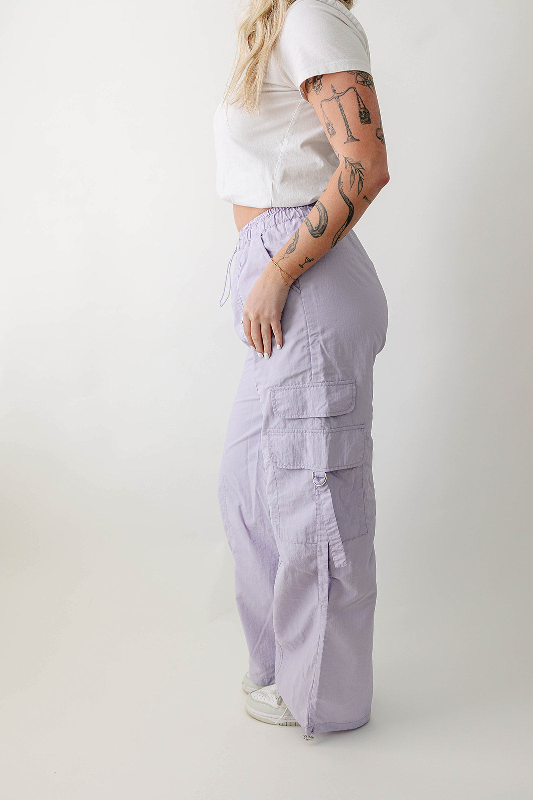 [PREORDER] Wendy Cargo Wind Pants - Lavender Haze