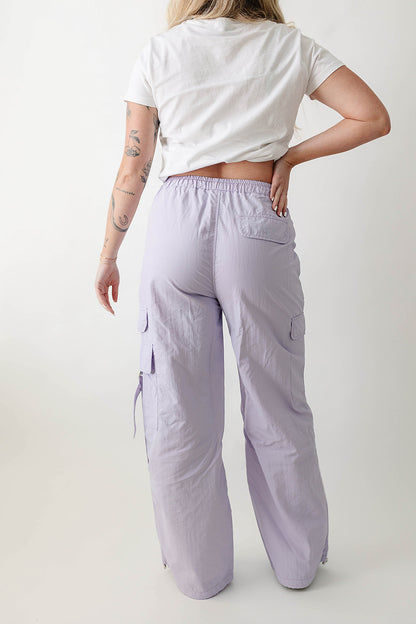 [PREORDER] Wendy Cargo Wind Pants - Lavender Haze