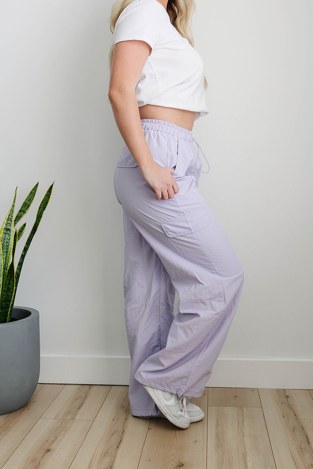 [PREORDER] Wendy Cargo Wind Pants - Lavender Haze