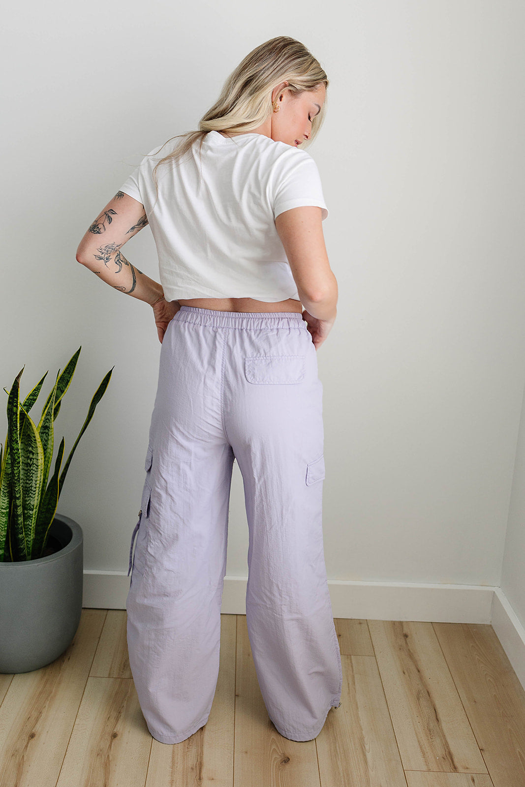 [PREORDER] Wendy Cargo Wind Pants - Lavender Haze