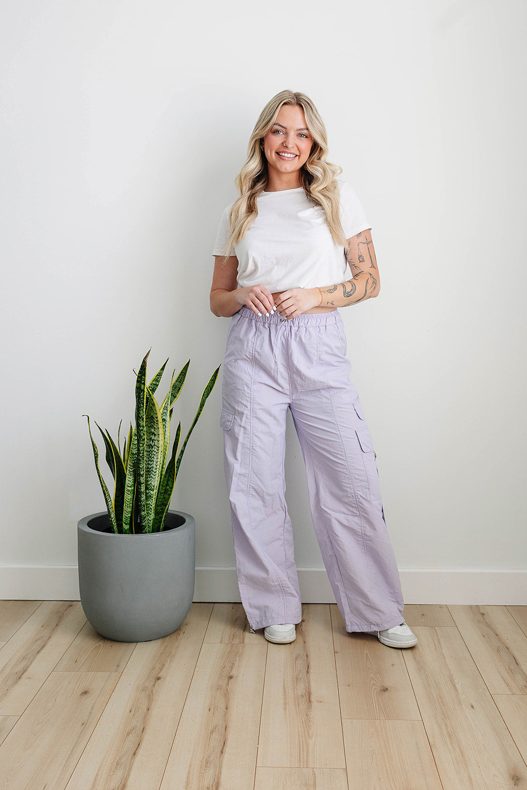 [PREORDER] Wendy Cargo Wind Pants - Lavender Haze