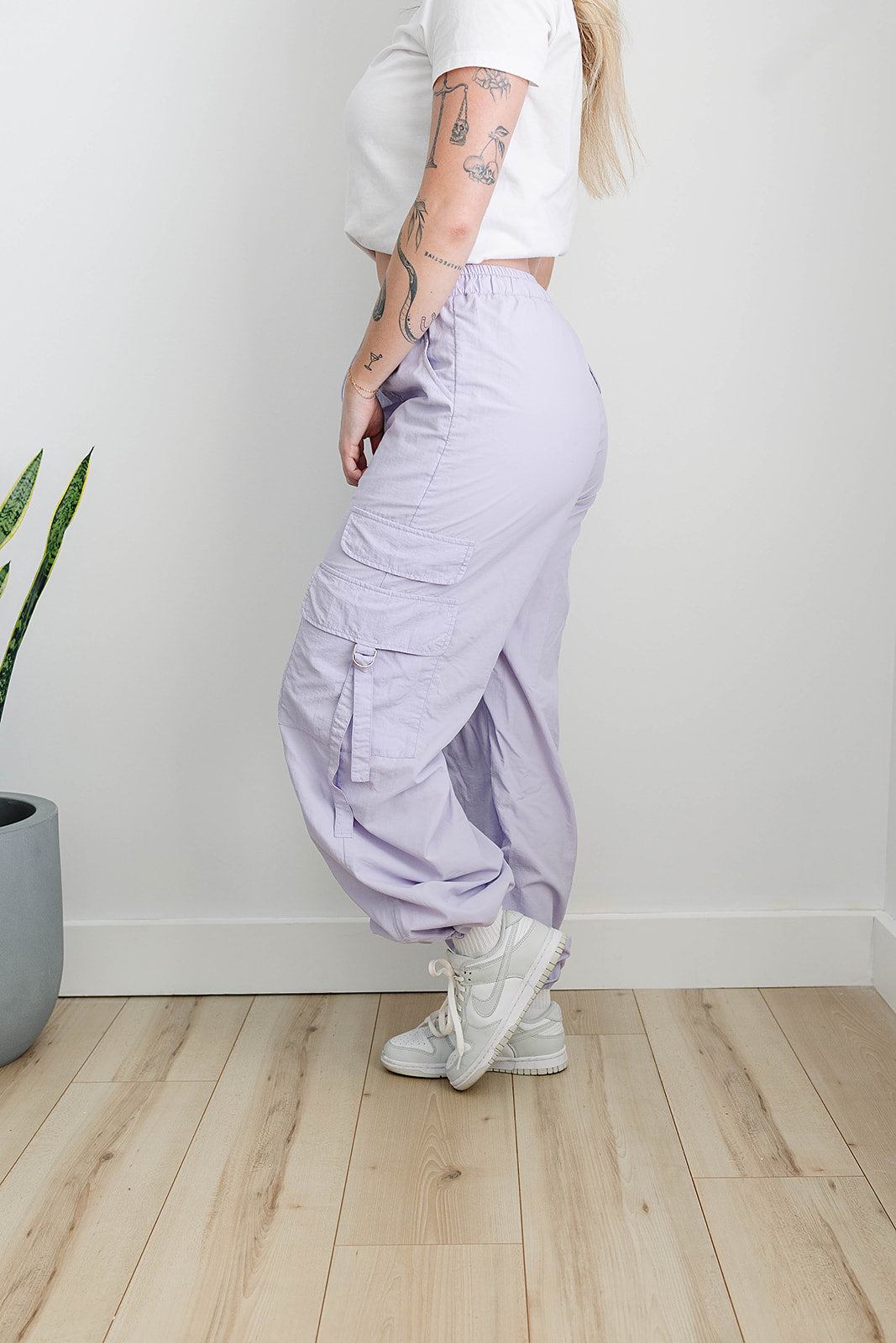 [PREORDER] Wendy Cargo Wind Pants - Lavender Haze